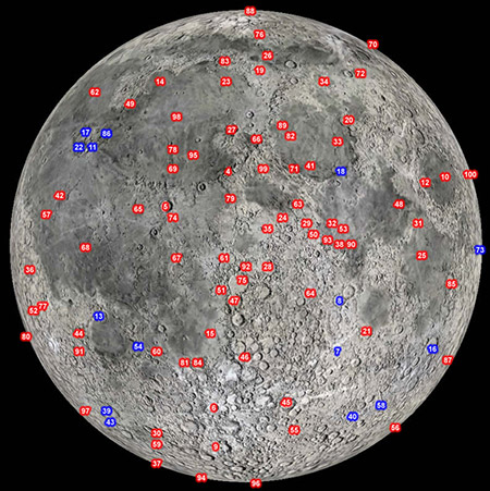 Lunar 100 Map